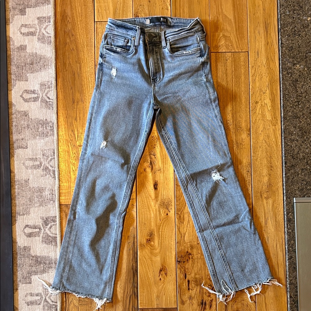 Kut from the Kloth Distressed Blue Women's Jeans